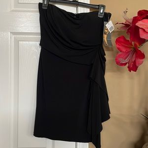 Ruby Rox black strapless dress